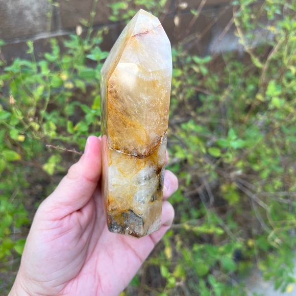Golden Healer Quartz Crystal Tower - Picture 6 of 9